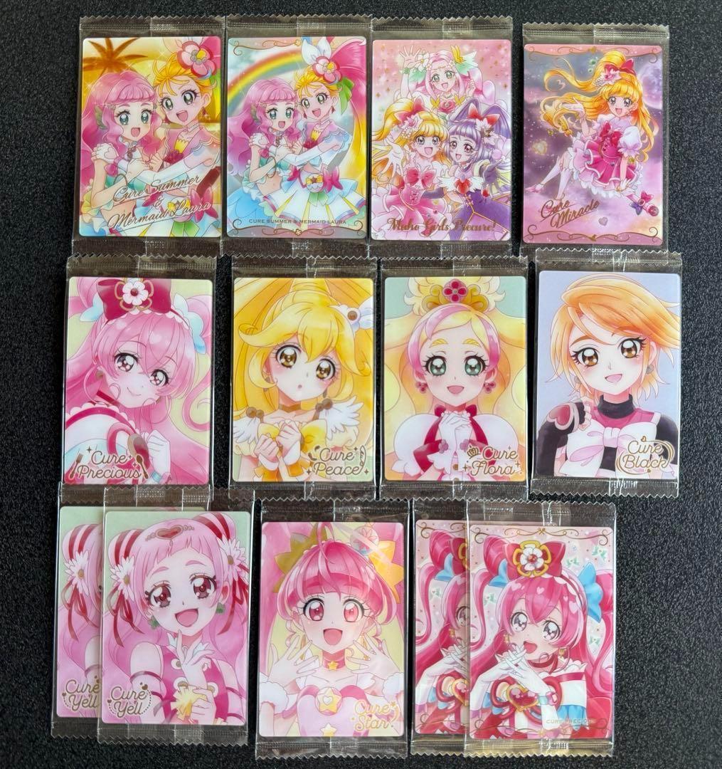 プリキュアウエハース 第2弾〜11弾 まとめ売り175枚 レア有