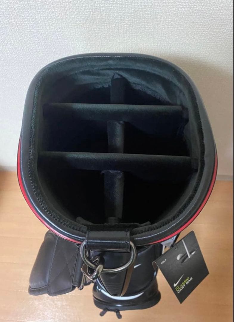 ナイキ(NIKE) ゴルフバッグ ホワイト×ブラック×ジムレッド