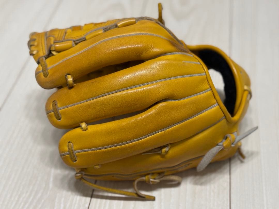 ZETT イエロー 軟式 西武源田選手モデル