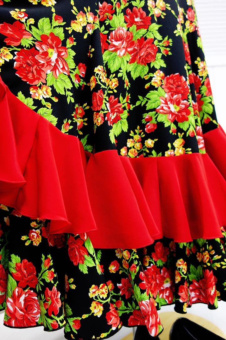 [新品・特価品] 残1着 フラメンコスカート・サイズSM・ スペイン製