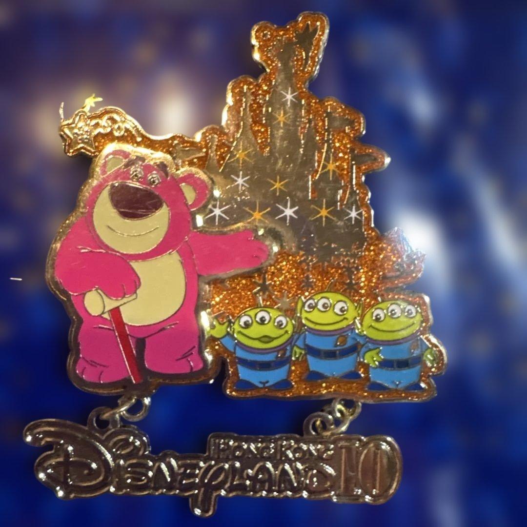 【超レア！LE500★4点コンプリート】香港ディズニー10周年記念ピンパッジ！
