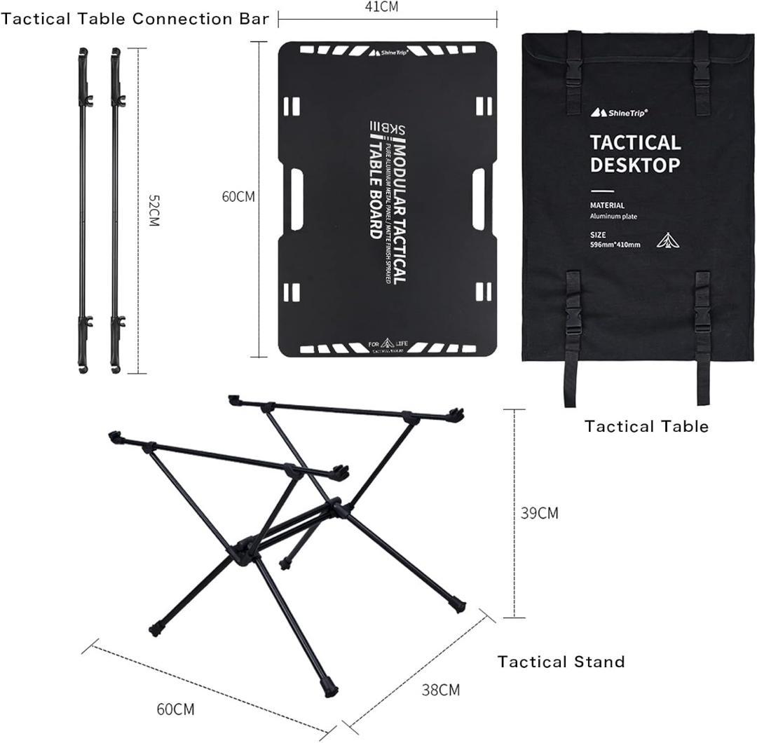 UNPLUGGED テーブル×２セット、ShineTrip天板＋コネクションバー