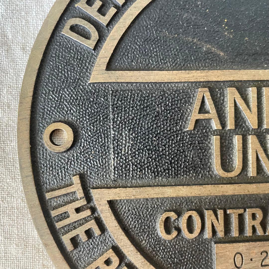 カンパニープレート　サインプレート　銘板　看板　イギリスアンティーク　英国　会社