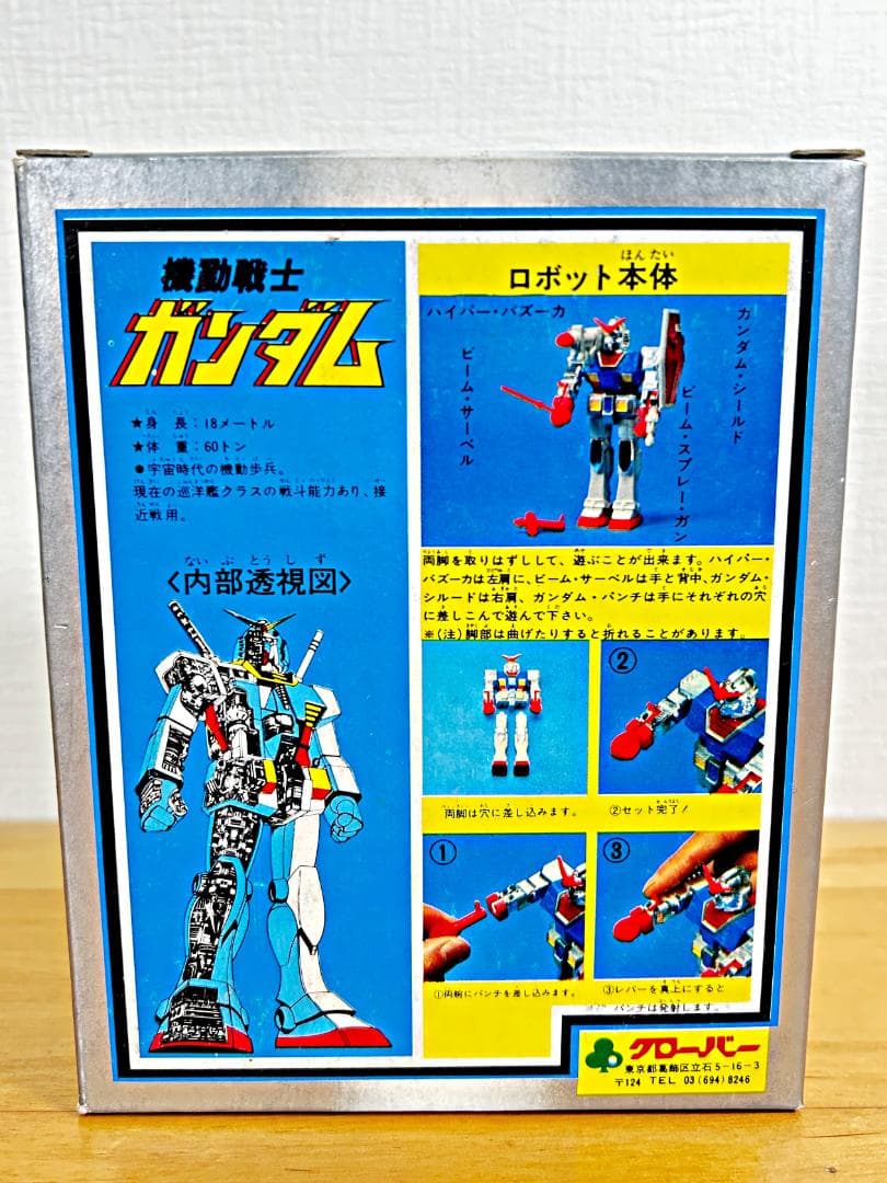 未使用品 クローバー 機動戦士ガンダム CLOVER 当時物 フィギュア