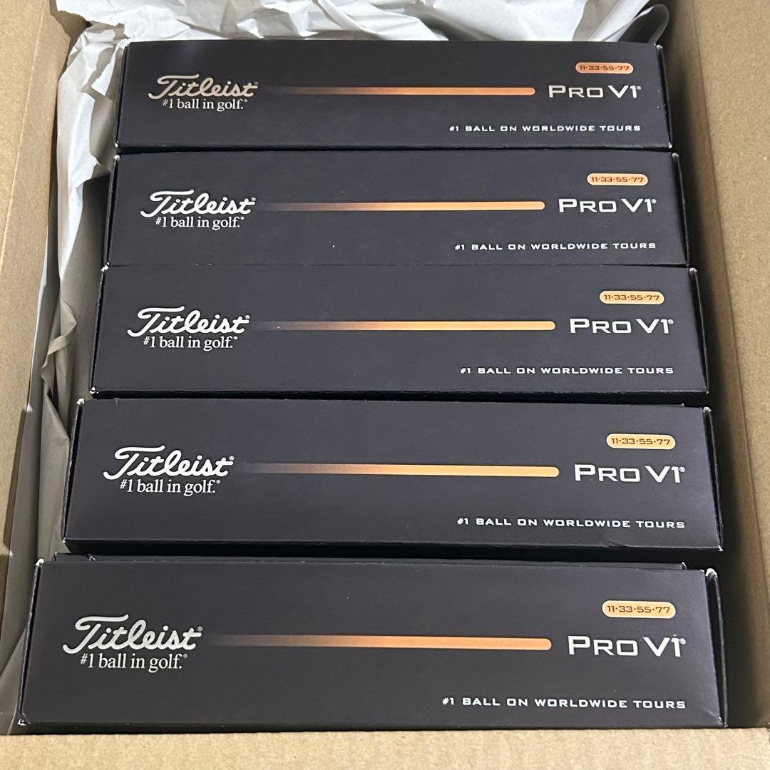 2025 TITLEISTタイトリストPROV1 プロV1 ダブルナンバー