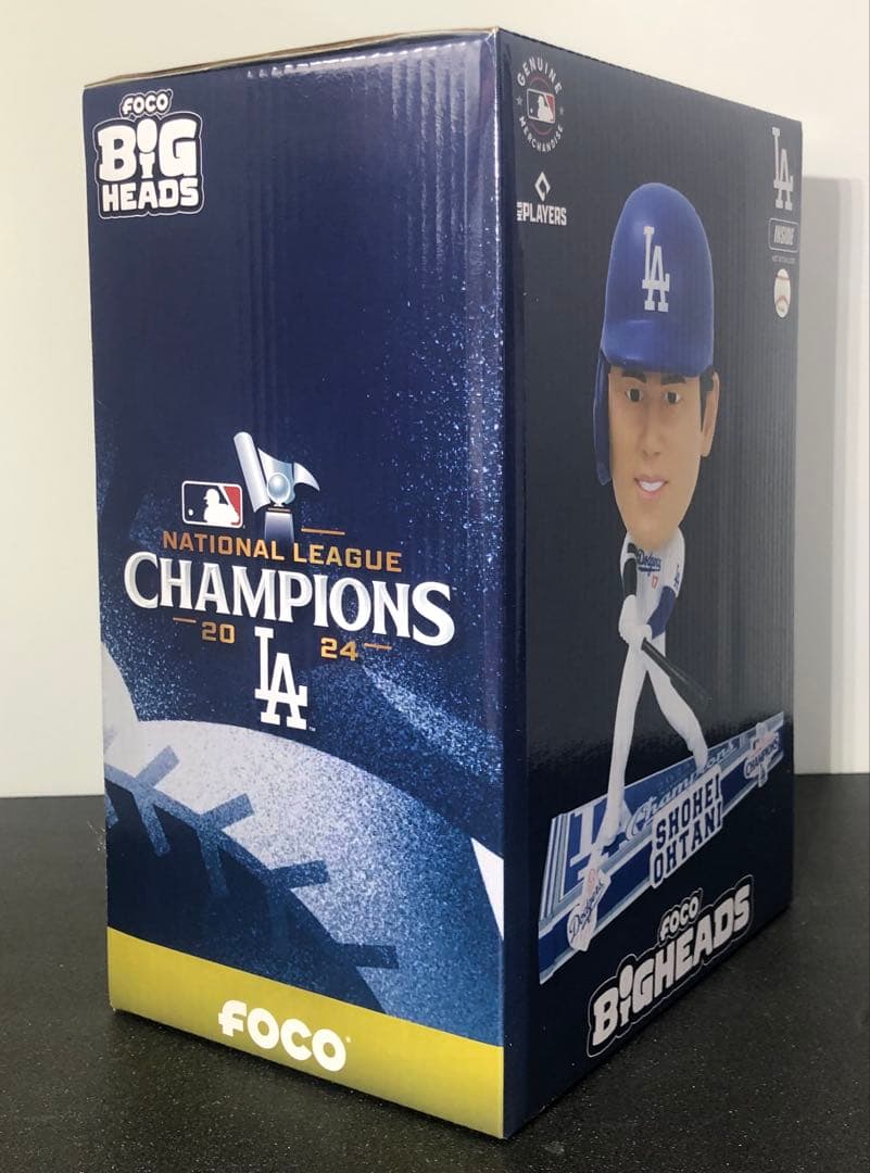 【大谷翔平】ナショナルリーグチャンピオンペナントベースボブルヘッド 324個限定