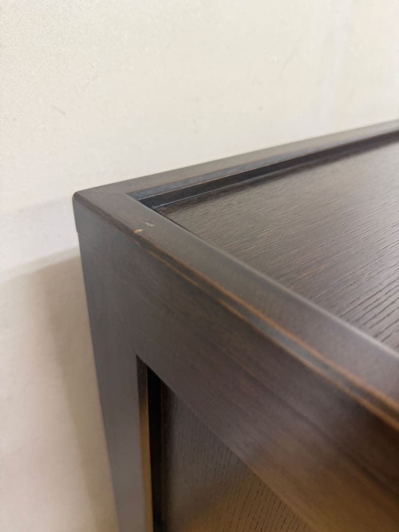 【引取り可】チェスト 和風 リビングチェスト 木製 無垢 リビングボード 完成品