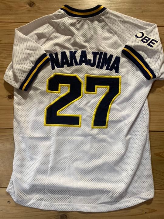 オリックスブルーウェーブ　レプリカユニフォーム　　中嶋監督の選手当時物