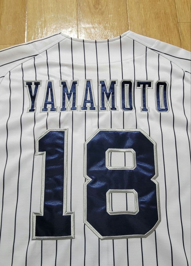 ドジャース　山本由伸　ハイクオリティユニフォーム　サード　Mサイズ