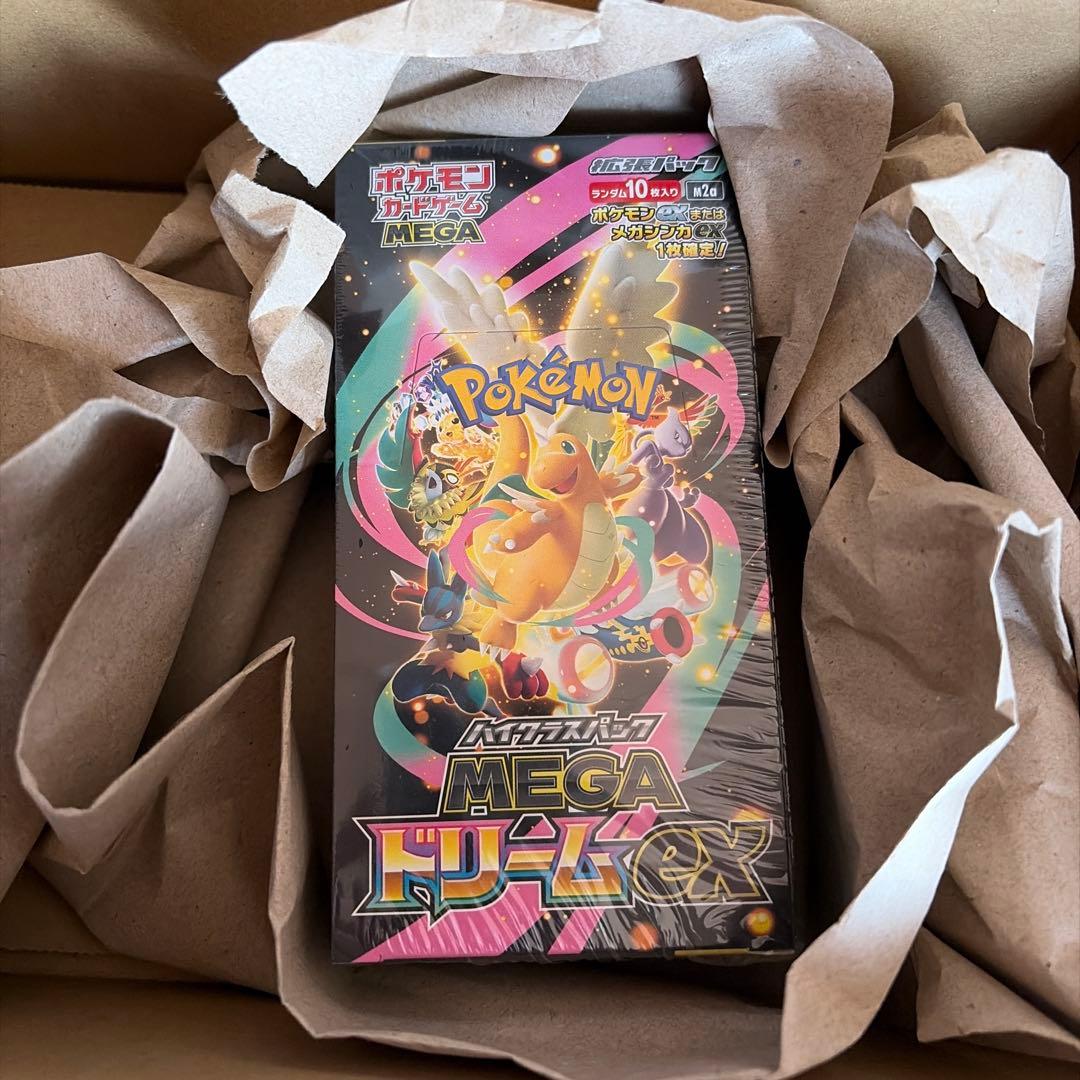 【新品未開封・シュリンク付き】ポケモンカードゲーム MEGAドリームex BOX