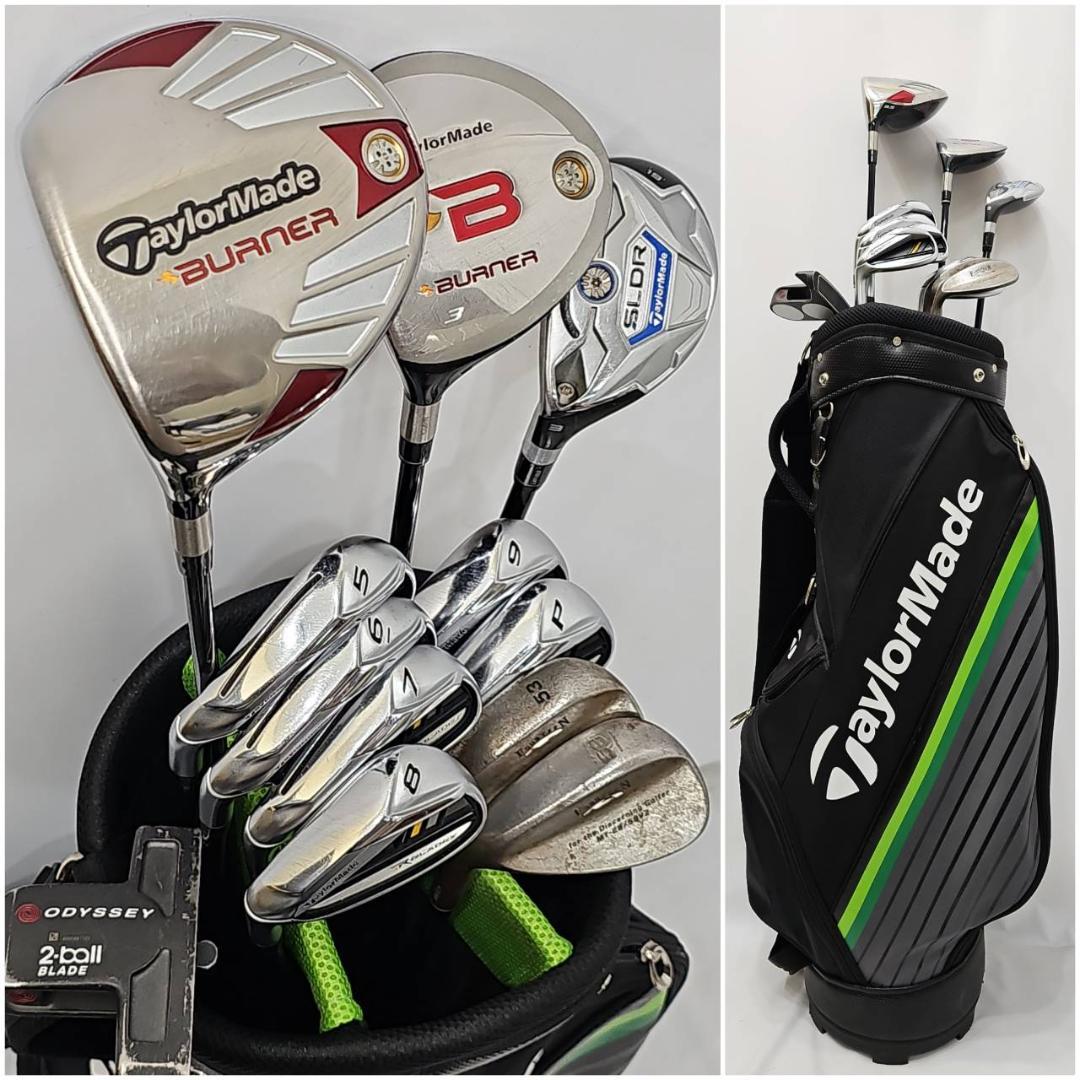 【レフティ】メンズ左利き初心者　テーラーメイド　ゴルフクラブセット　K-2322
