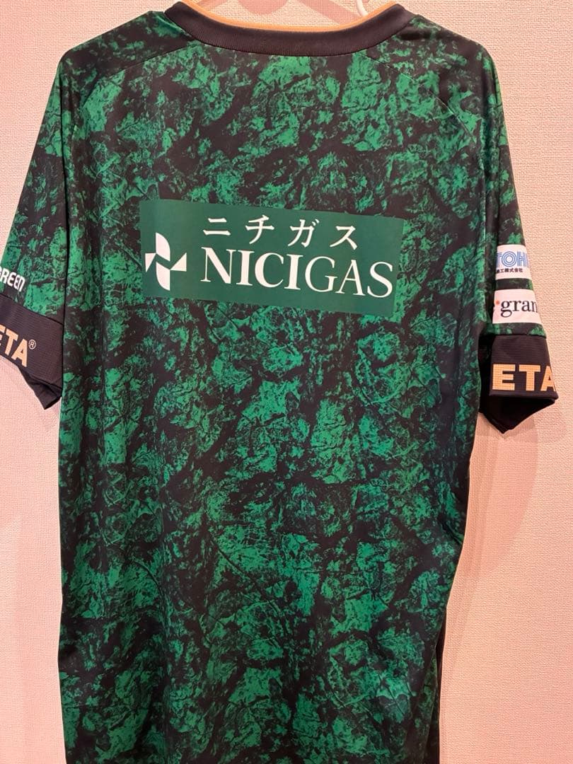 東京ヴェルディ　プラシャツ　サッカー　アスレタ　Oサイズ　ユニフォーム