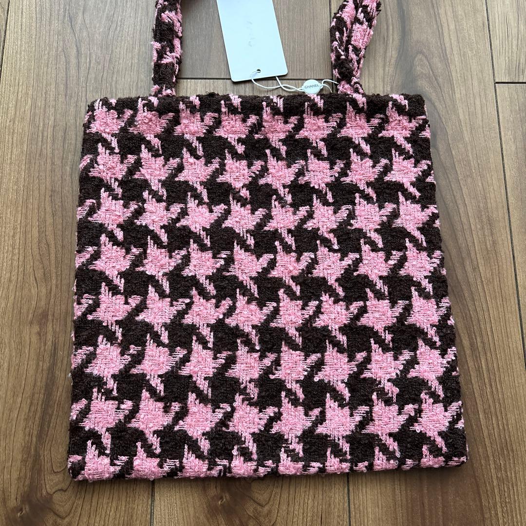 CHANEL ツイードトートバッグ