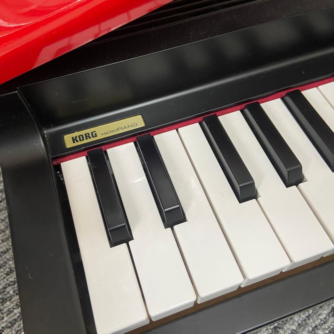 KORG コルグ⭐️micro PIANO 電子ピアノ レッド61鍵盤【3608】