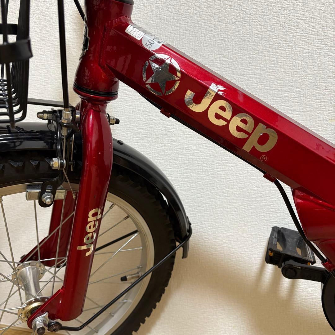 お値下げ！！『福岡』Jeep (ジープ) 子供用自転車 18インチ 赤