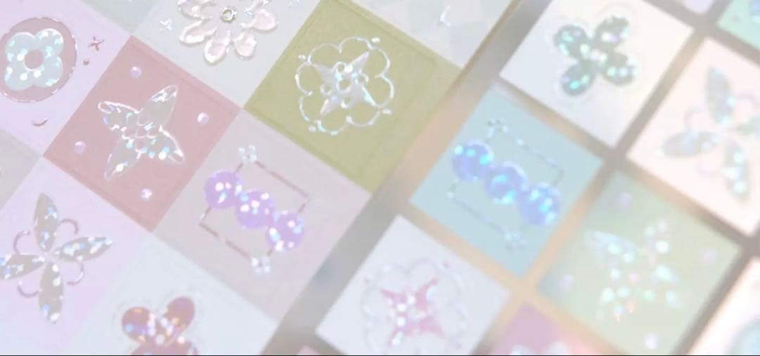 雀斑茶《花砖》海外マスキングテープ　マステ 【2230】