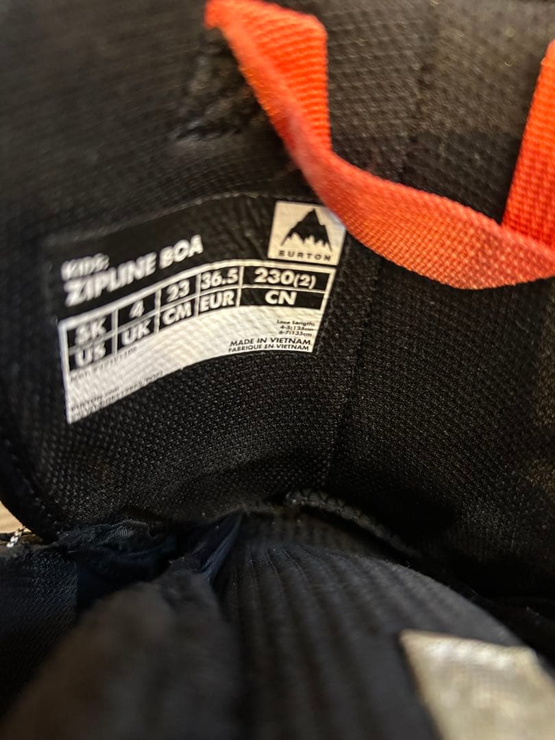 Burton BOAジップラインスノーボードブーツ 23cm