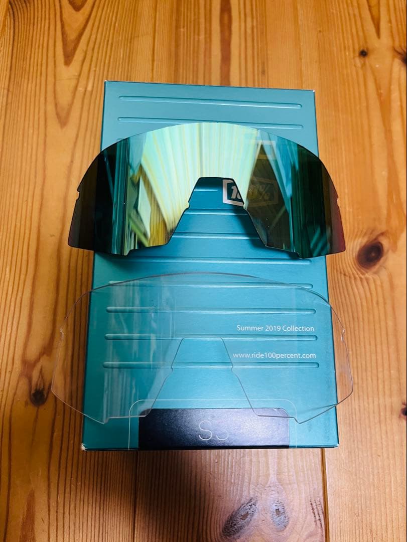 【美品】100% speedcraft S3サガン サングラス　交換レンズ付属