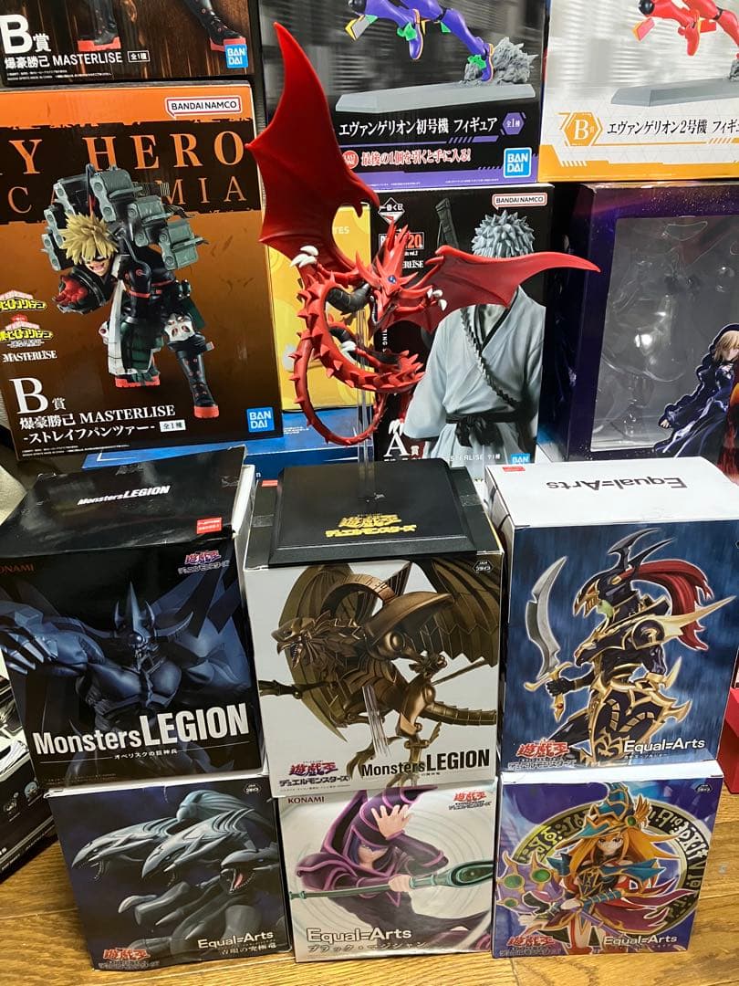 遊戯王　フィギュアセット　おまけカード付き