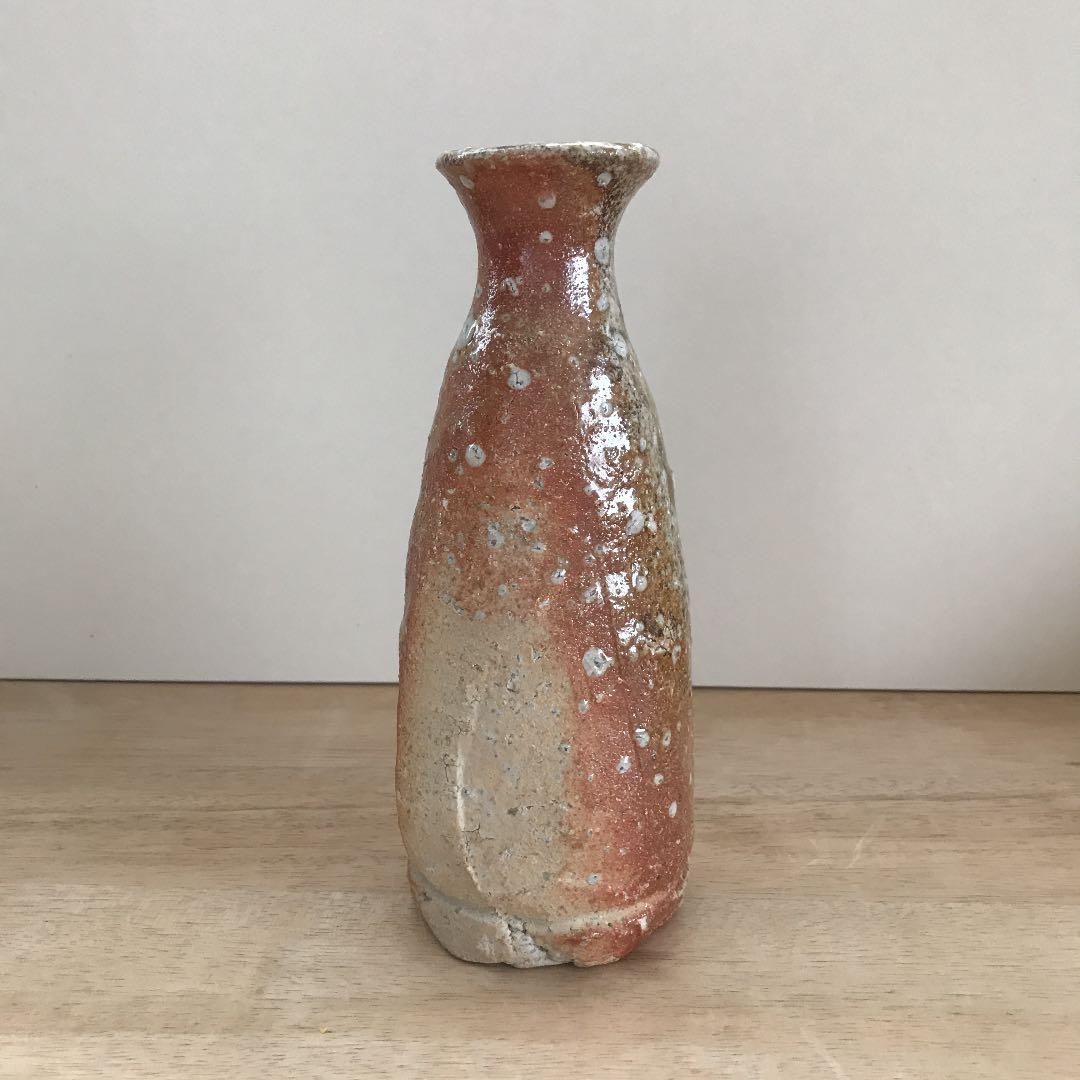 茶道具　華道　花入れ　信楽焼　清右ヱ門窯四代目作