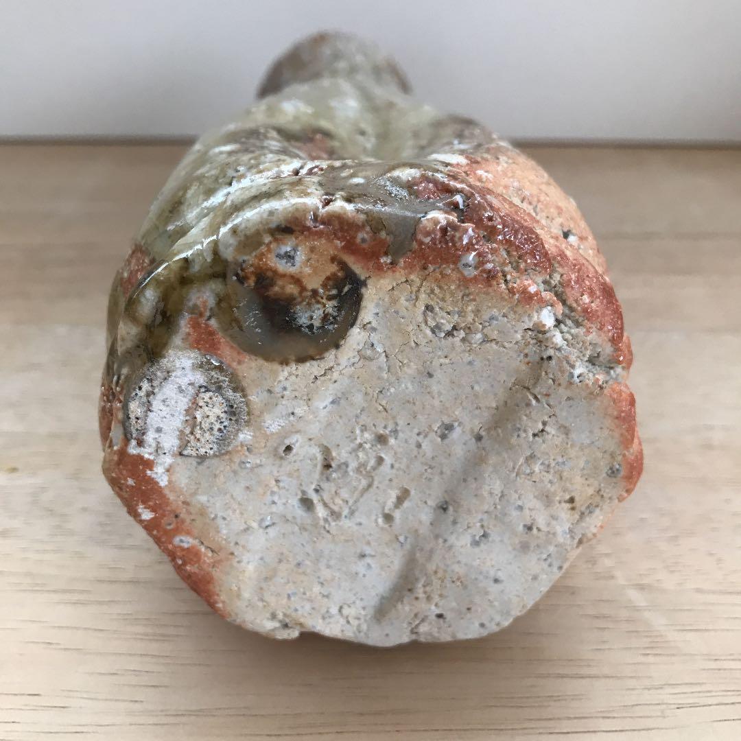 茶道具　華道　花入れ　信楽焼　清右ヱ門窯四代目作