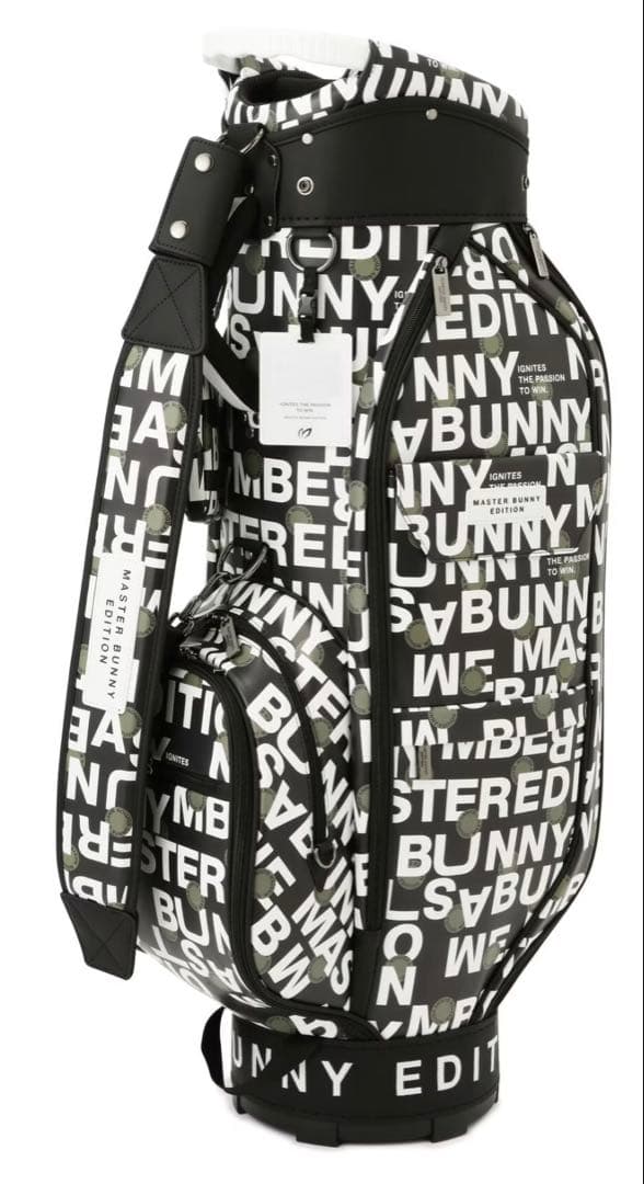 マスターバニーエディション総柄プリントキャディバッグ新品未使用ポーチ付き