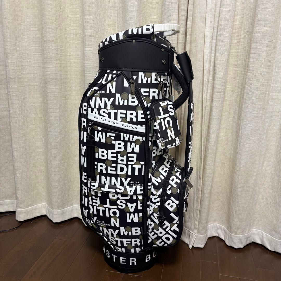 マスターバニーエディション総柄プリントキャディバッグ新品未使用ポーチ付き