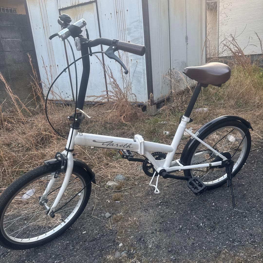 Gareth 折りたたみ自転車 ホワイト