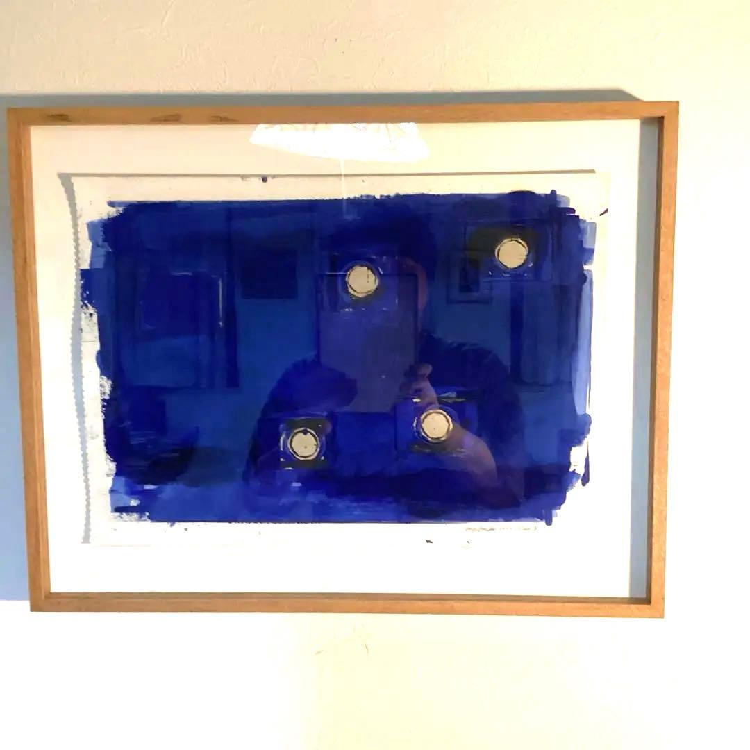 セルジ　アギール　作品「抽象」　現代スペイン絵画巨匠肉筆　現代アート