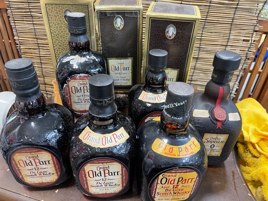 ヴィンテージ　オールドパースペリオール　他12年　５本　古酒　　大値引きします