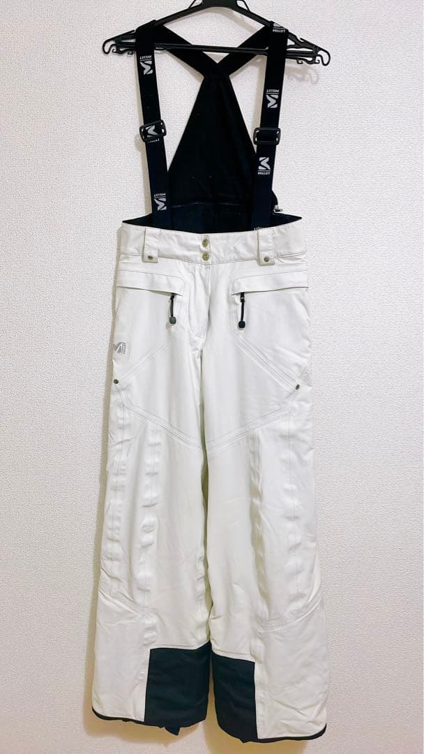 MILLET ミレー　ハードシェルパンツ　白　GORE-TEX 雪山登山　スノボ