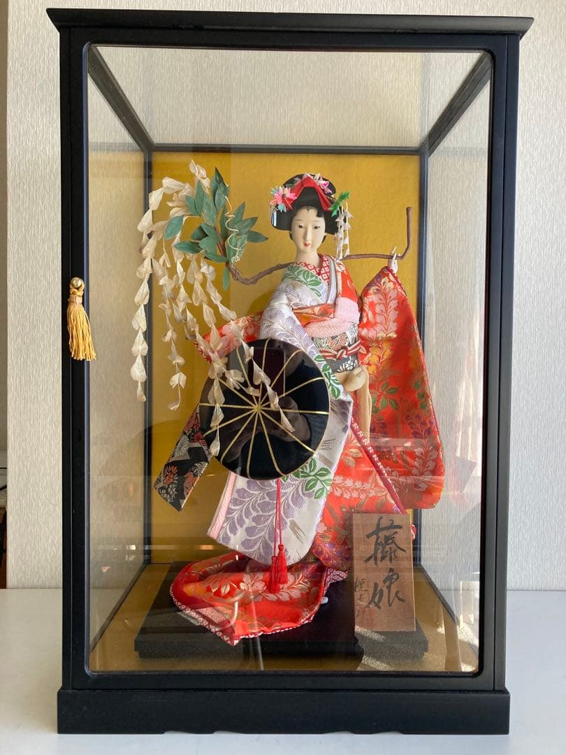 【美品】日本伝統人形 傘付き