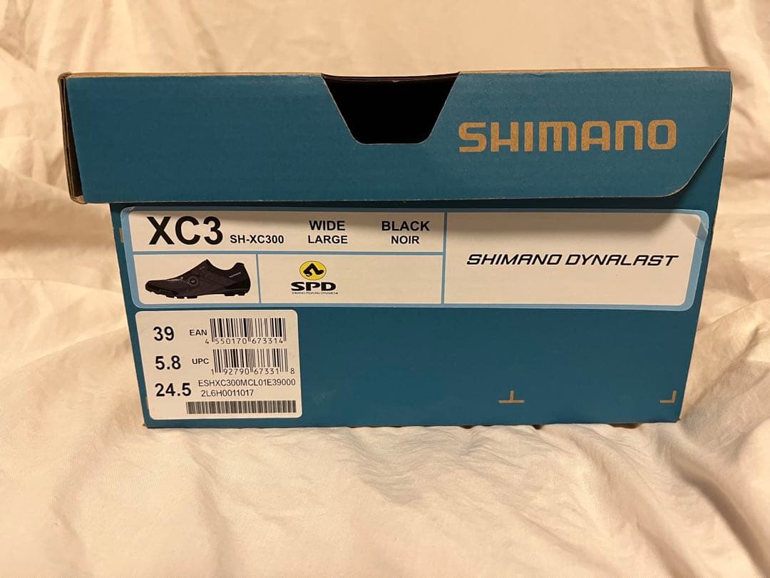 未使用シマノ SH-XC300 24.5cm ワイド SPD用