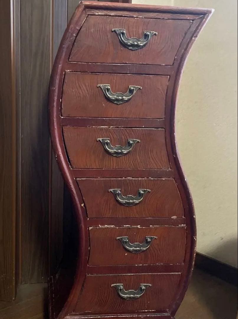 アジアンウェーブデザインタンス 他に見ない珍しい逸品❣️かなりお値下げしています。