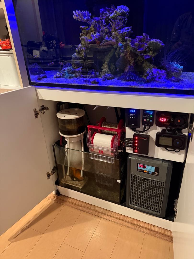 Red Sea 250 水槽水槽台濾過槽のみ