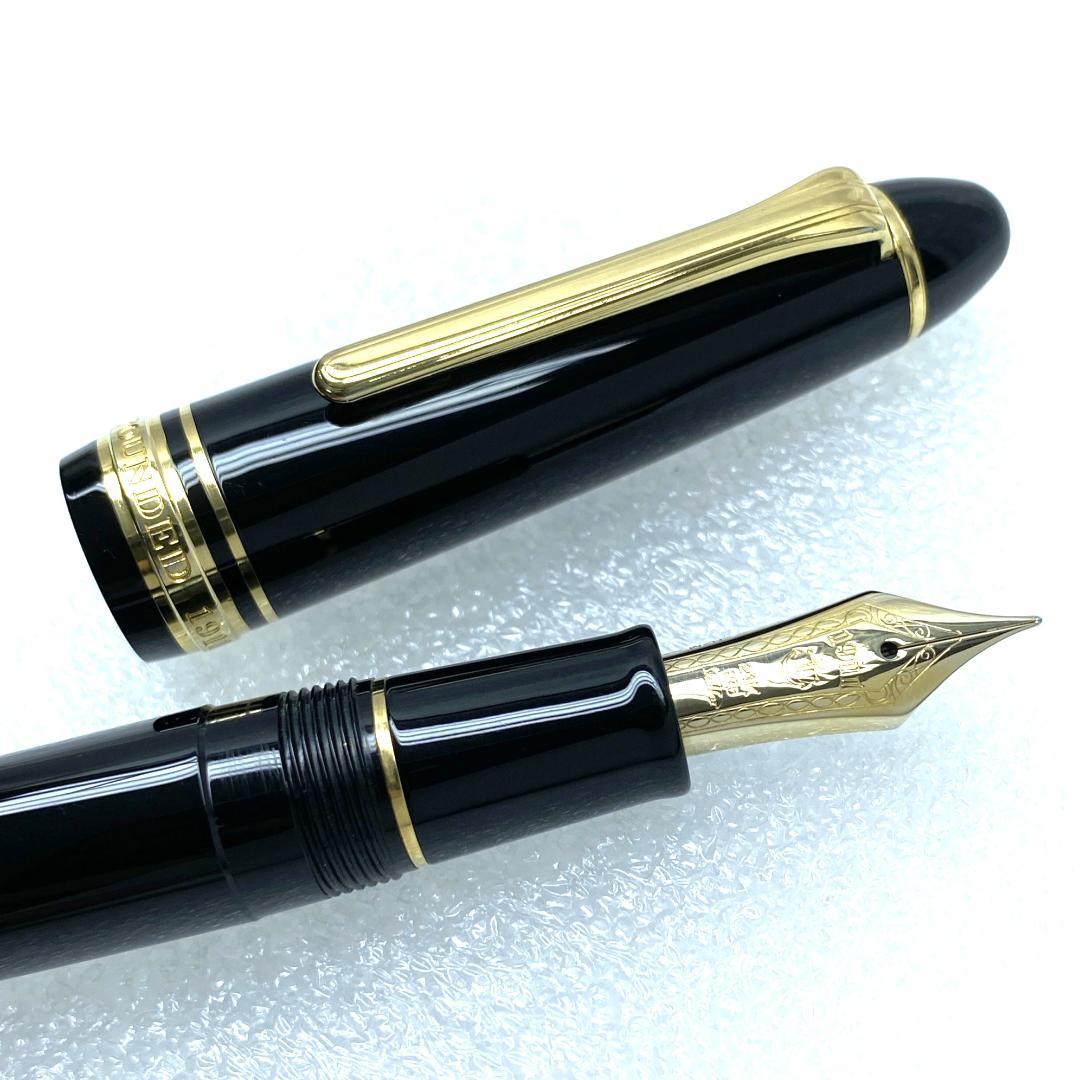 美品 SAILOR 1911 FOUNDED 21K H-M 万年筆 ブラック