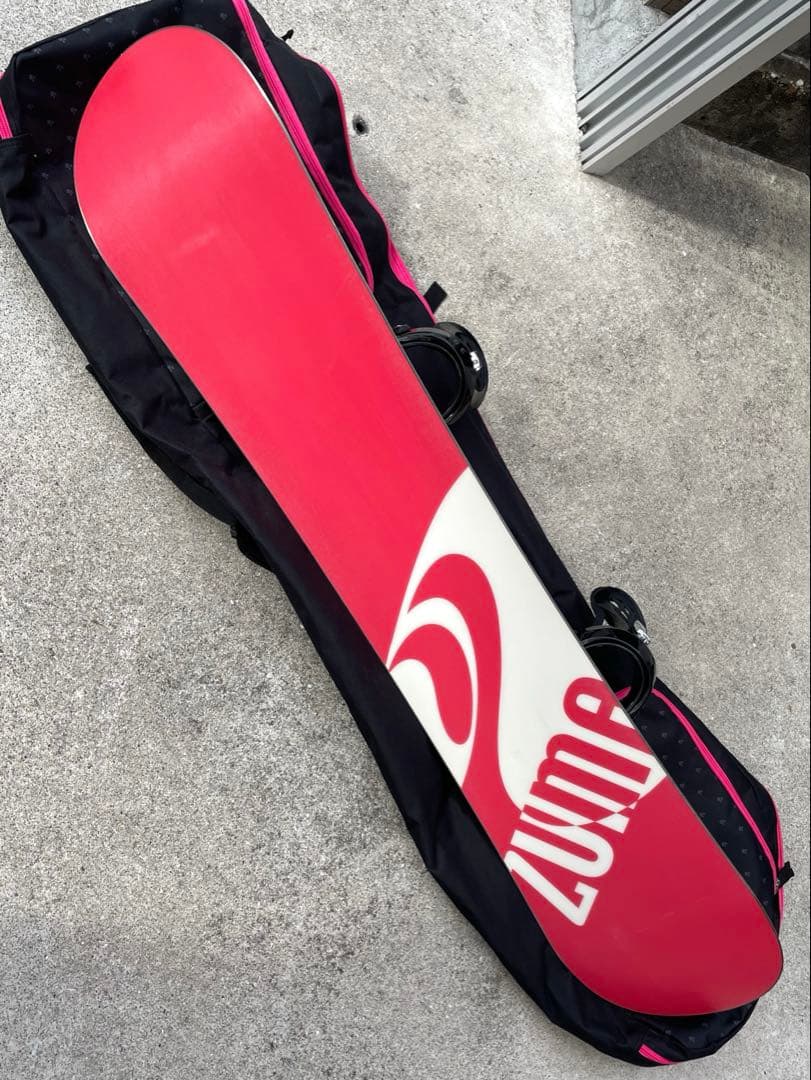 ZUMA スノーボード×RIDE バインディング イエロー/レッド 135cm