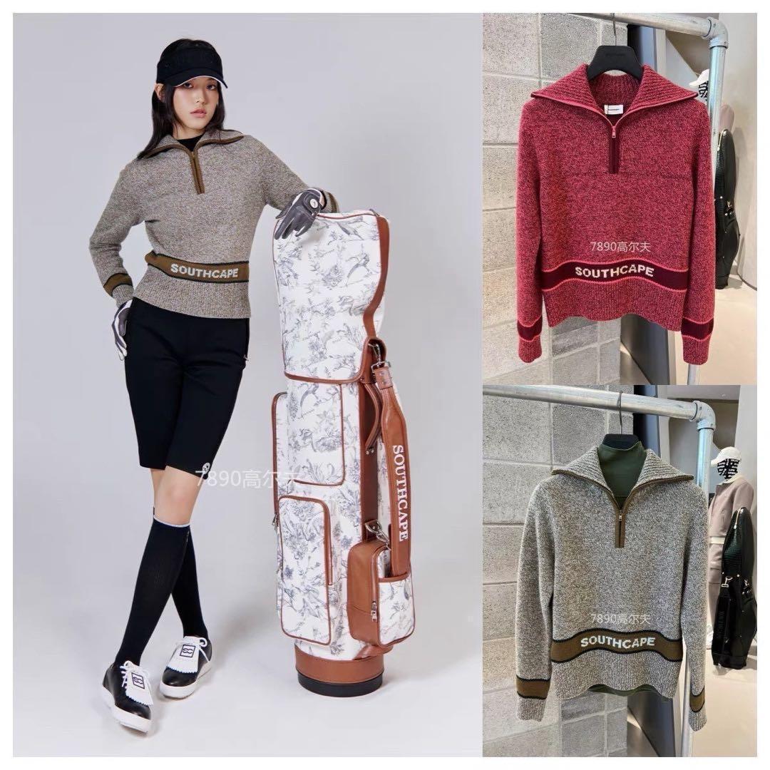 本日更に値下★サウスケープ　上品　レディース ゴルフセーター・グレー　M