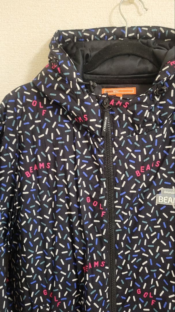 BEAMS GOLF 中綿ジャケット ネイビー