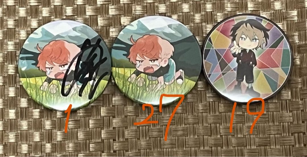 めいちゃん　缶バッジ