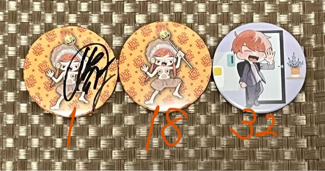 めいちゃん　缶バッジ