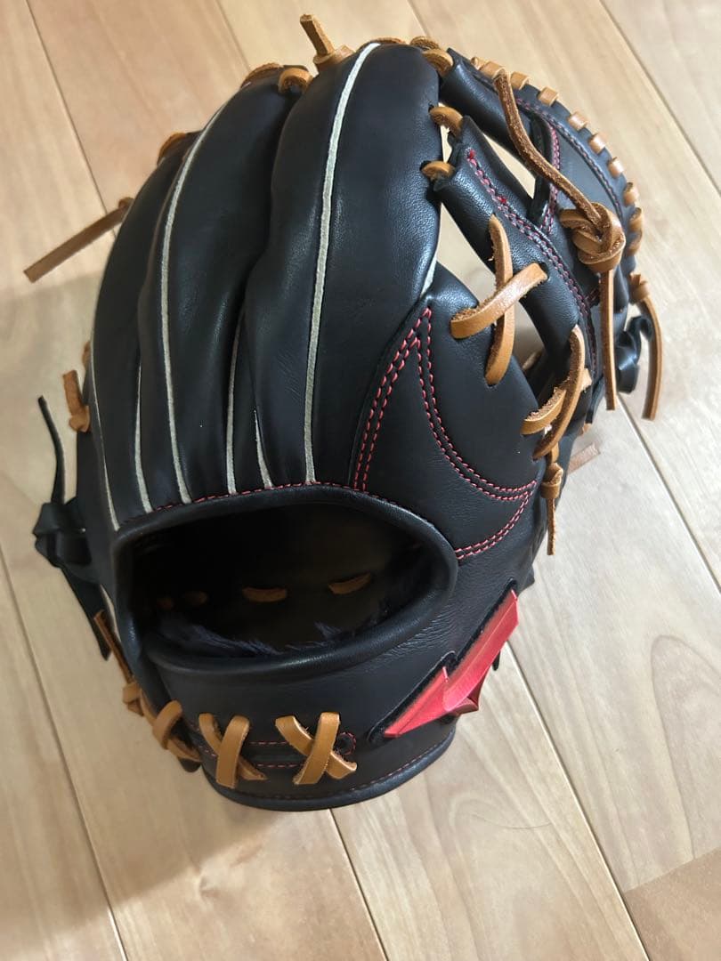 黒/茶 軟式グローブ ミズノ