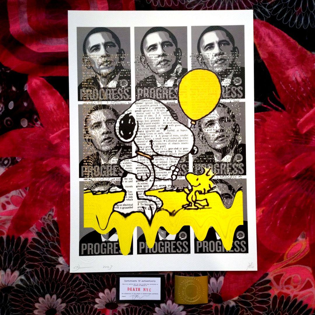 death nyc 世界限定100枚スヌーピー　PEANUT　オバマ元大統領