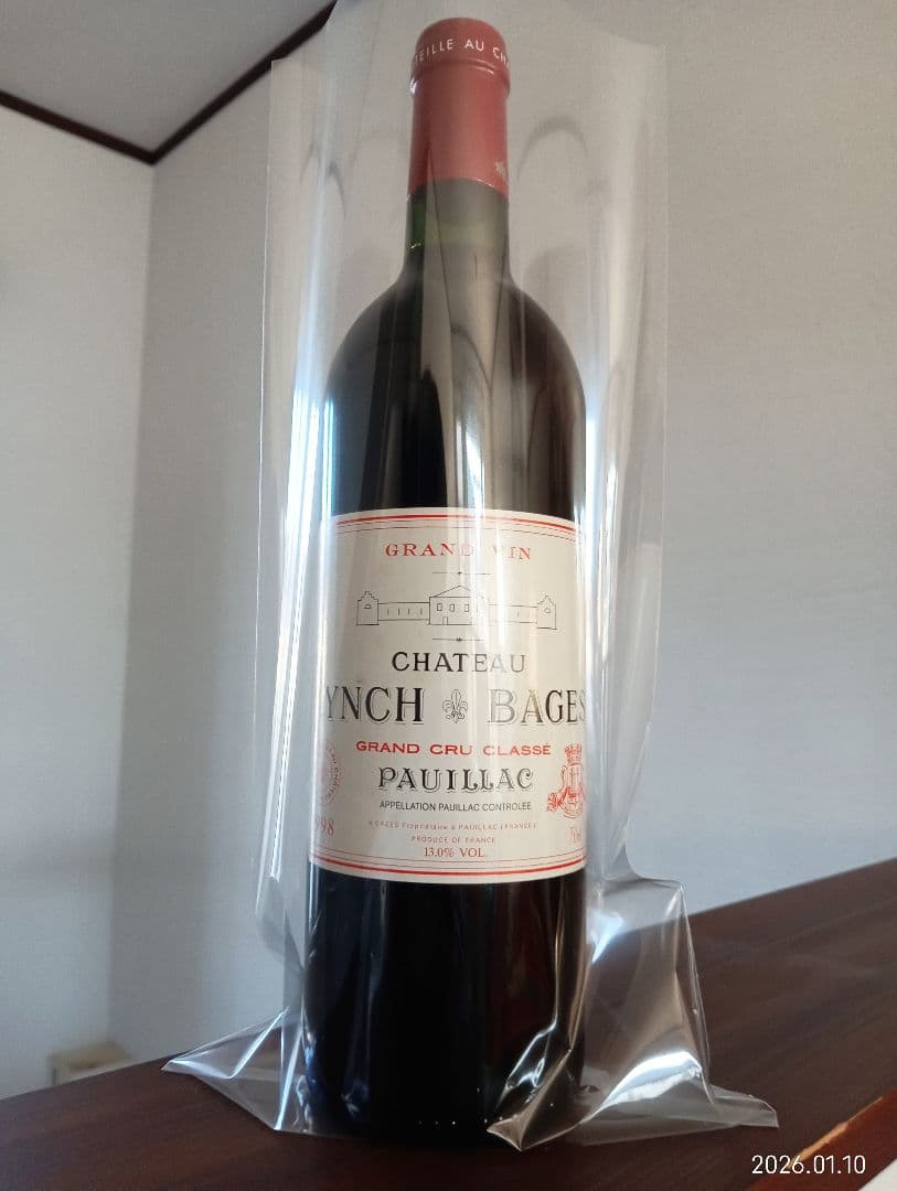 1998 シャトー・ランシュ・バージュ　ポイヤック村　スーパーセカンド