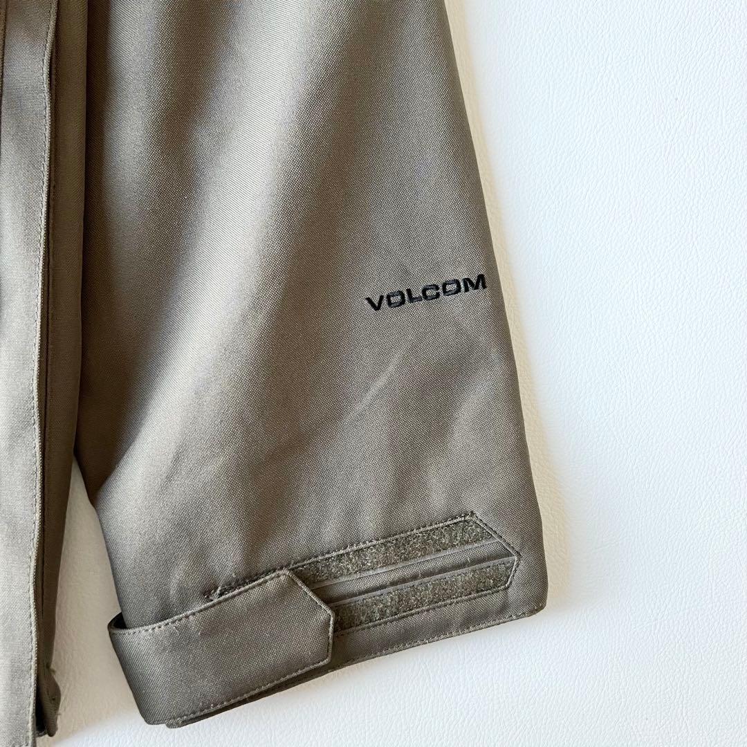 3240【美品】ボルコム　アノラックジャケット 迷彩柄　M 黒　カーキ　グレー