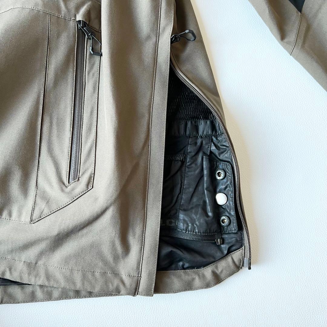 3240【美品】ボルコム　アノラックジャケット 迷彩柄　M 黒　カーキ　グレー