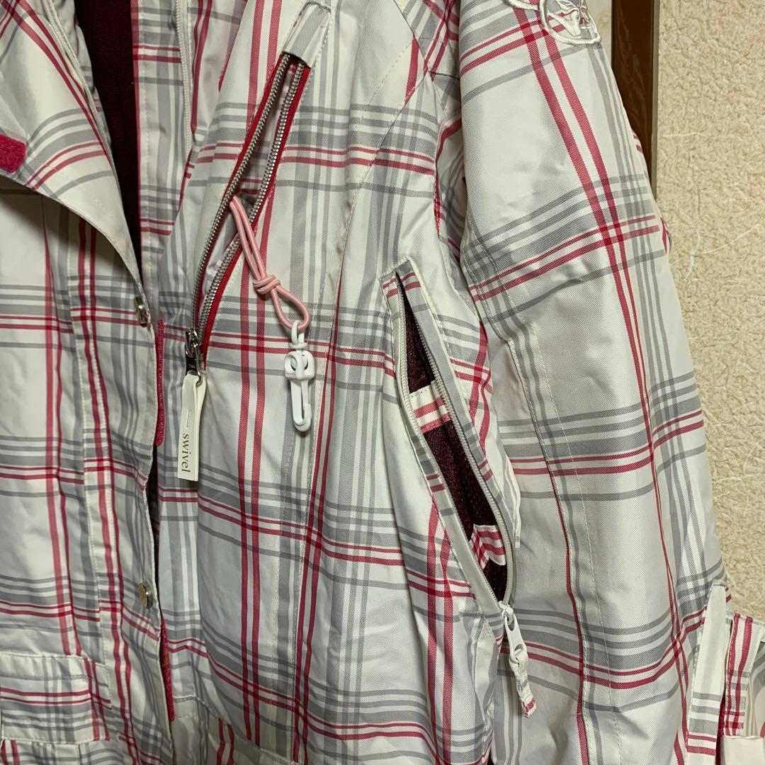 スノーボードウェア　チェック柄　11号　美品　おまけあり