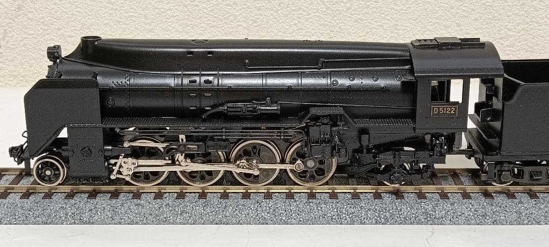 HOゲージ 天賞堂アダチ D51全流蒸気機関車、メンテナンス済