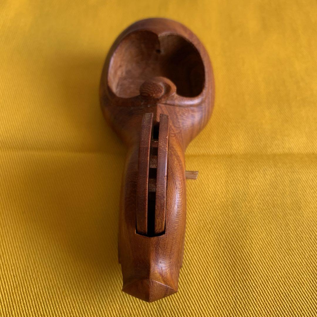 ミニ　墨つぼ　坪昭作　舟形若葉坪A