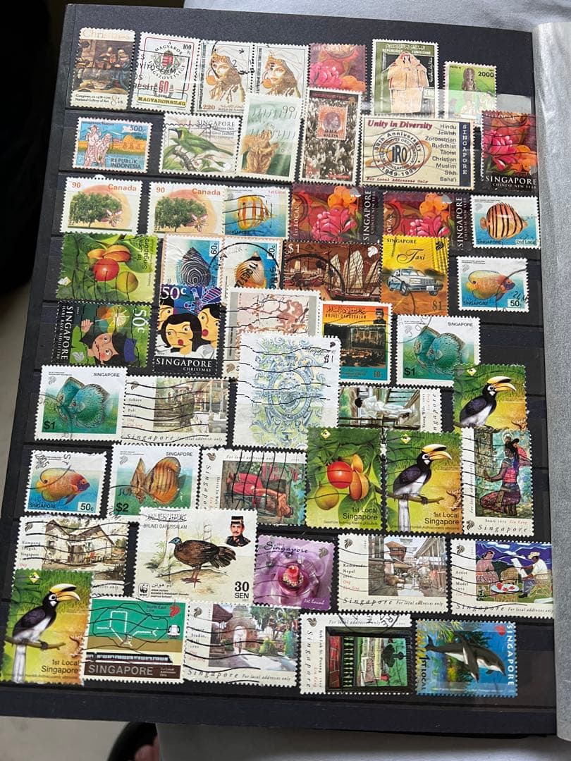 シンガポール 使用済切手 コレクション まとめ